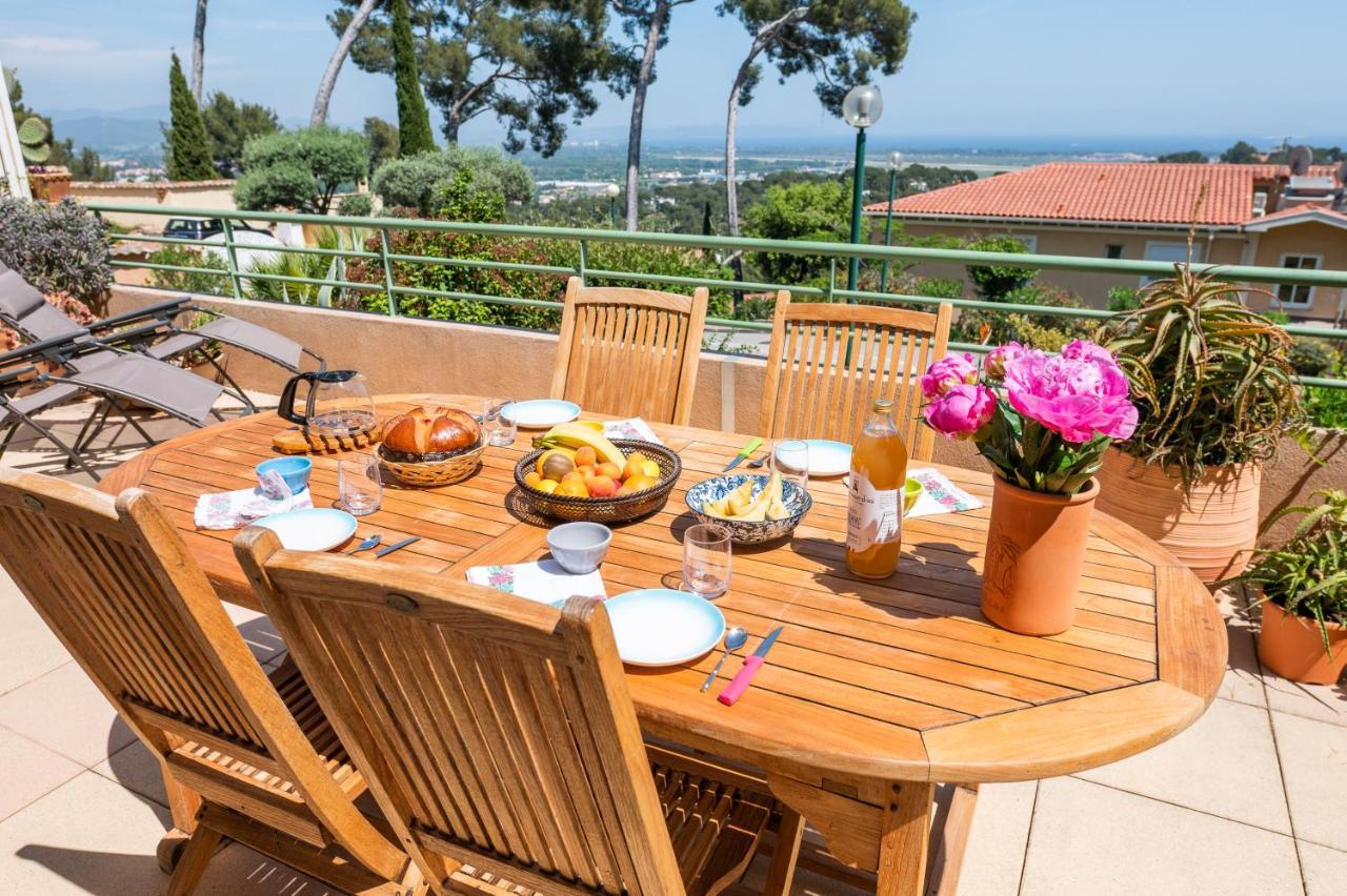 La Cle Vue Mer, Clim, Terrasse, Parking A Hyères Eksteriør billede