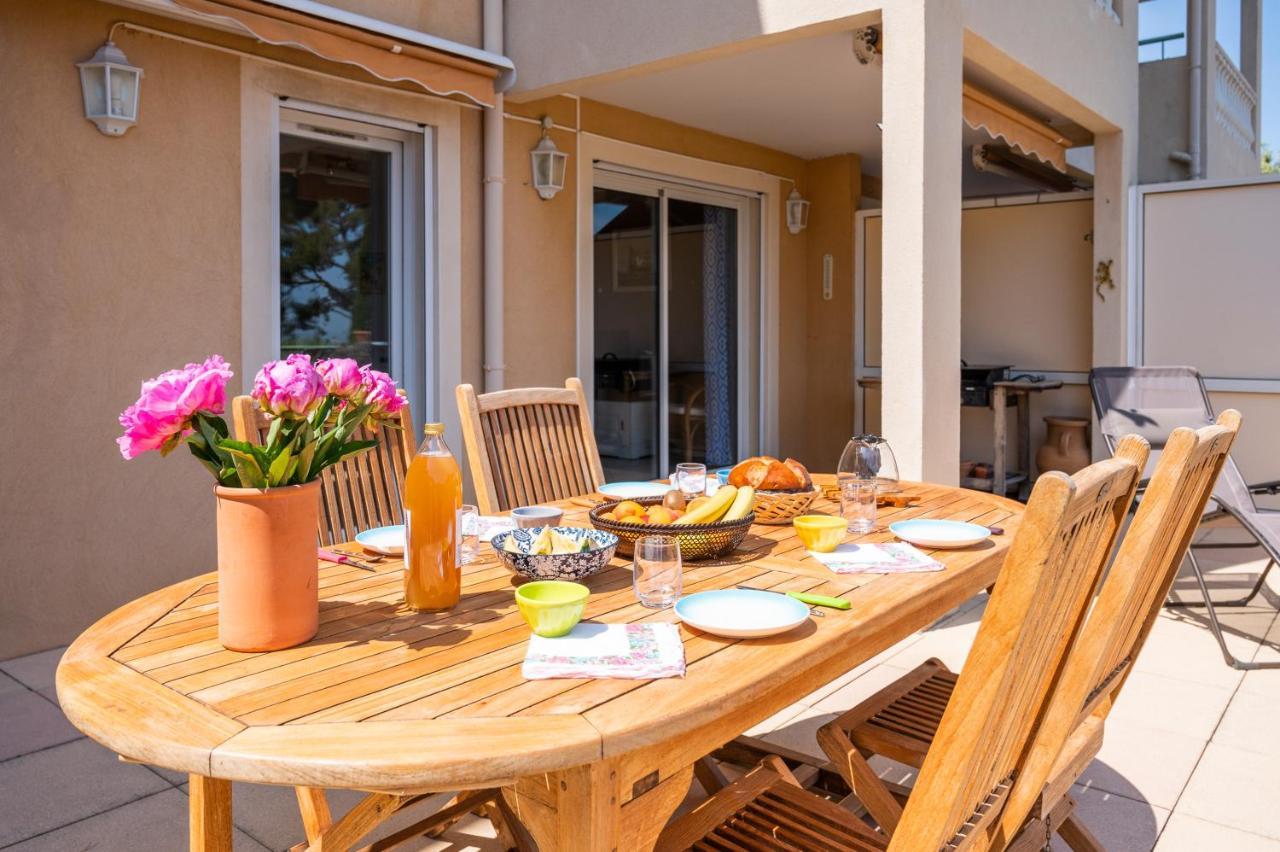 La Cle Vue Mer, Clim, Terrasse, Parking A Hyères Eksteriør billede