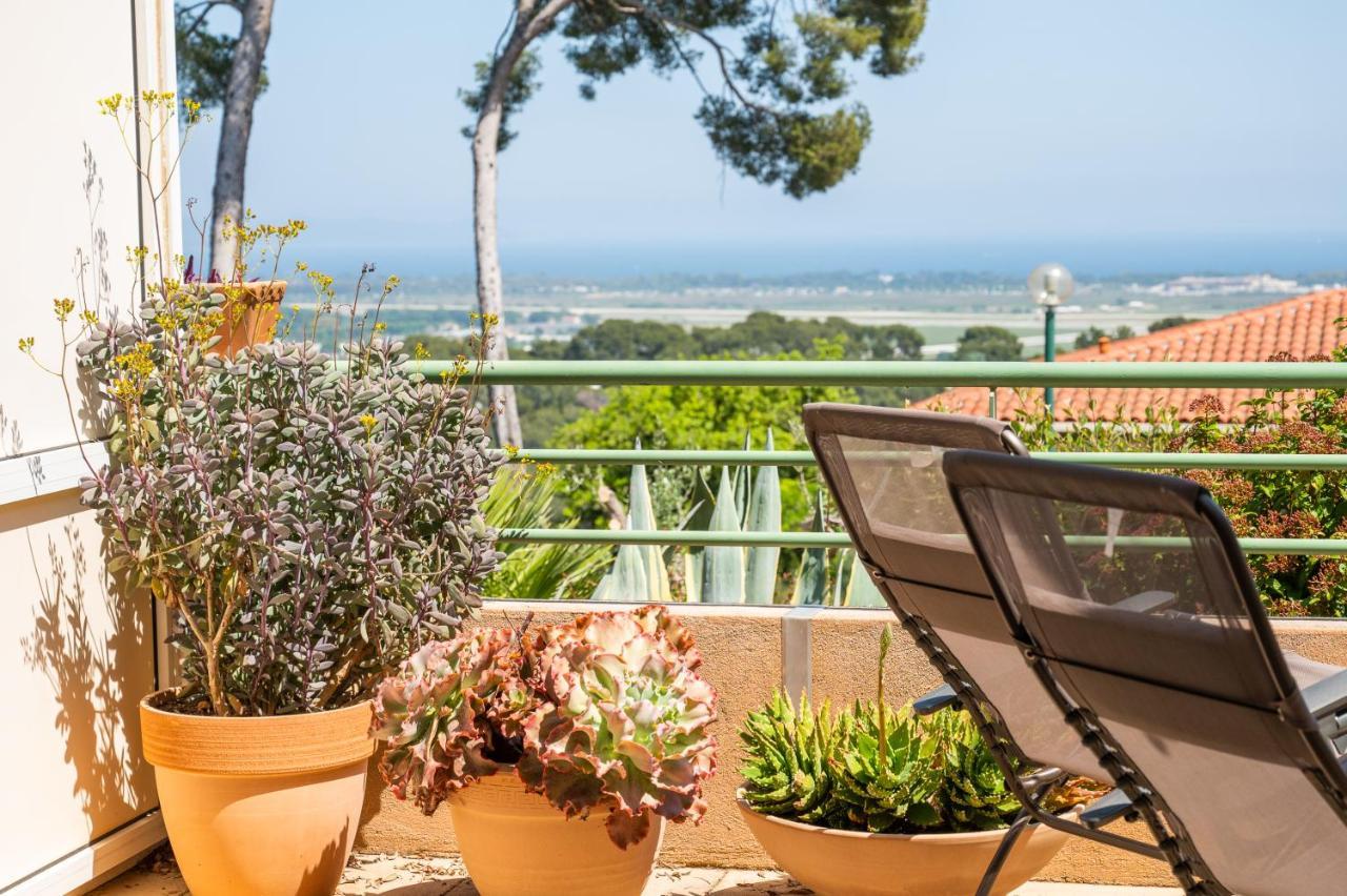La Cle Vue Mer, Clim, Terrasse, Parking A Hyères Eksteriør billede